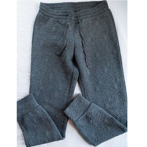 Gray textured Fabletics sweat pants